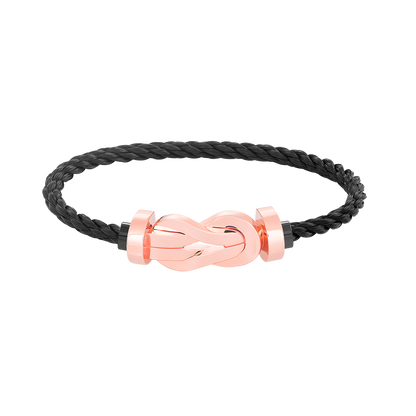 [Dawnora Jewelry]CHANCE LARGE 8 FIGURE BUCKLE NO DIAMOND BRACELET ROSE GOLD