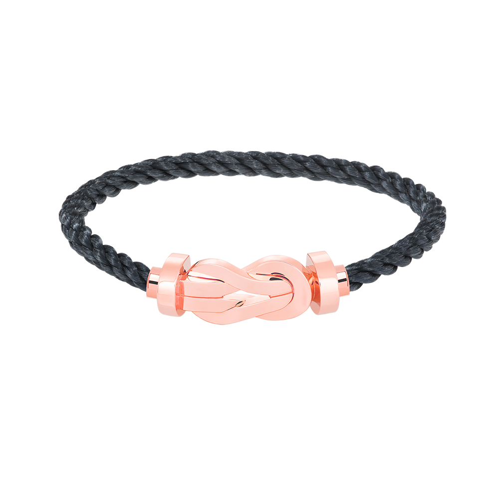[Dawnora Jewelry]CHANCE LARGE 8 FIGURE BUCKLE NO DIAMOND BRACELET ROSE GOLD