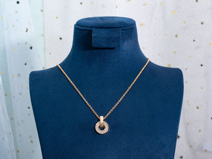 [Dawnora Jewelry]GARI NECKLACE PINK GOLD DIAMOND