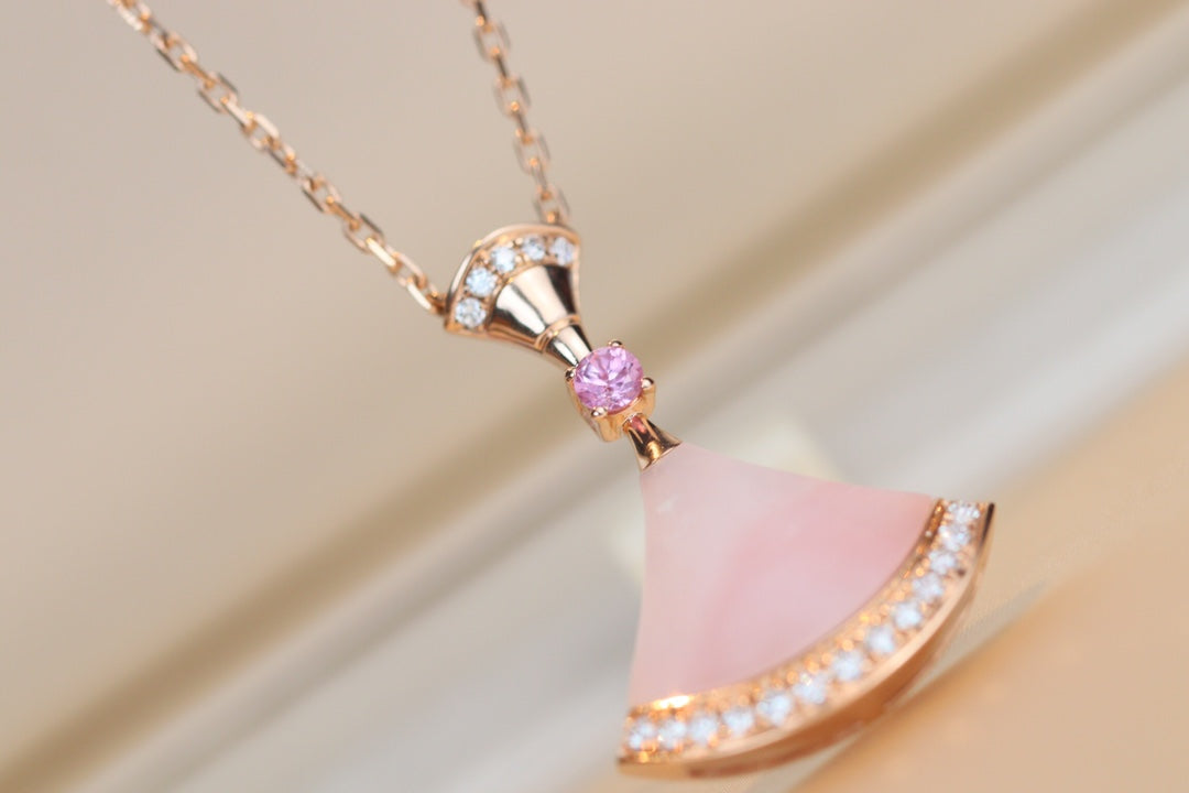 [Dawnora Jewelry]DREAM NECKLACE PINK MOP DIAMOND