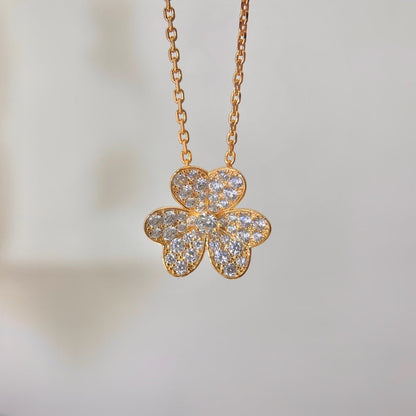 [Dawnora Jewelry]FLOWER DIAMOND NECKLACE