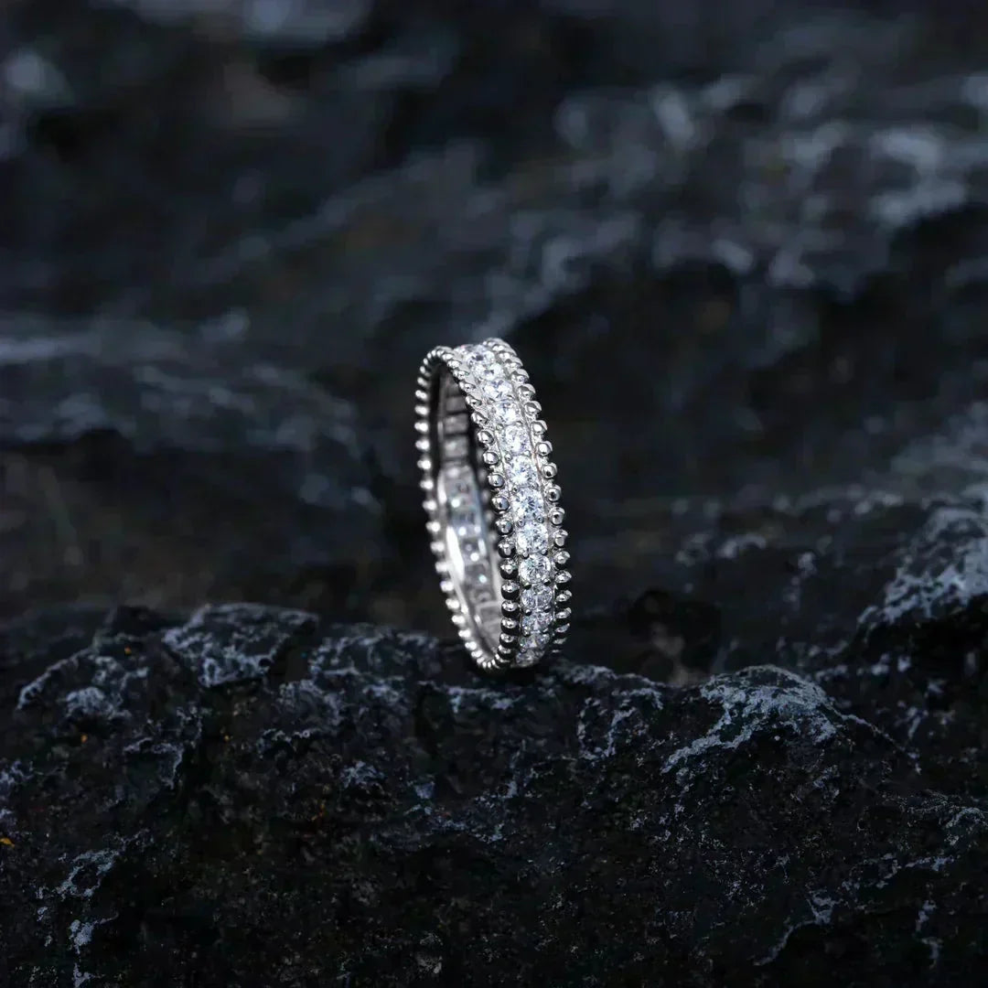 [Dawnora Jewelry]PERLEE DIAMOND SILVER RING