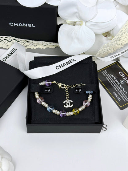 [Dawnora Jewelry]Colorful Transparent Resin Bracelet