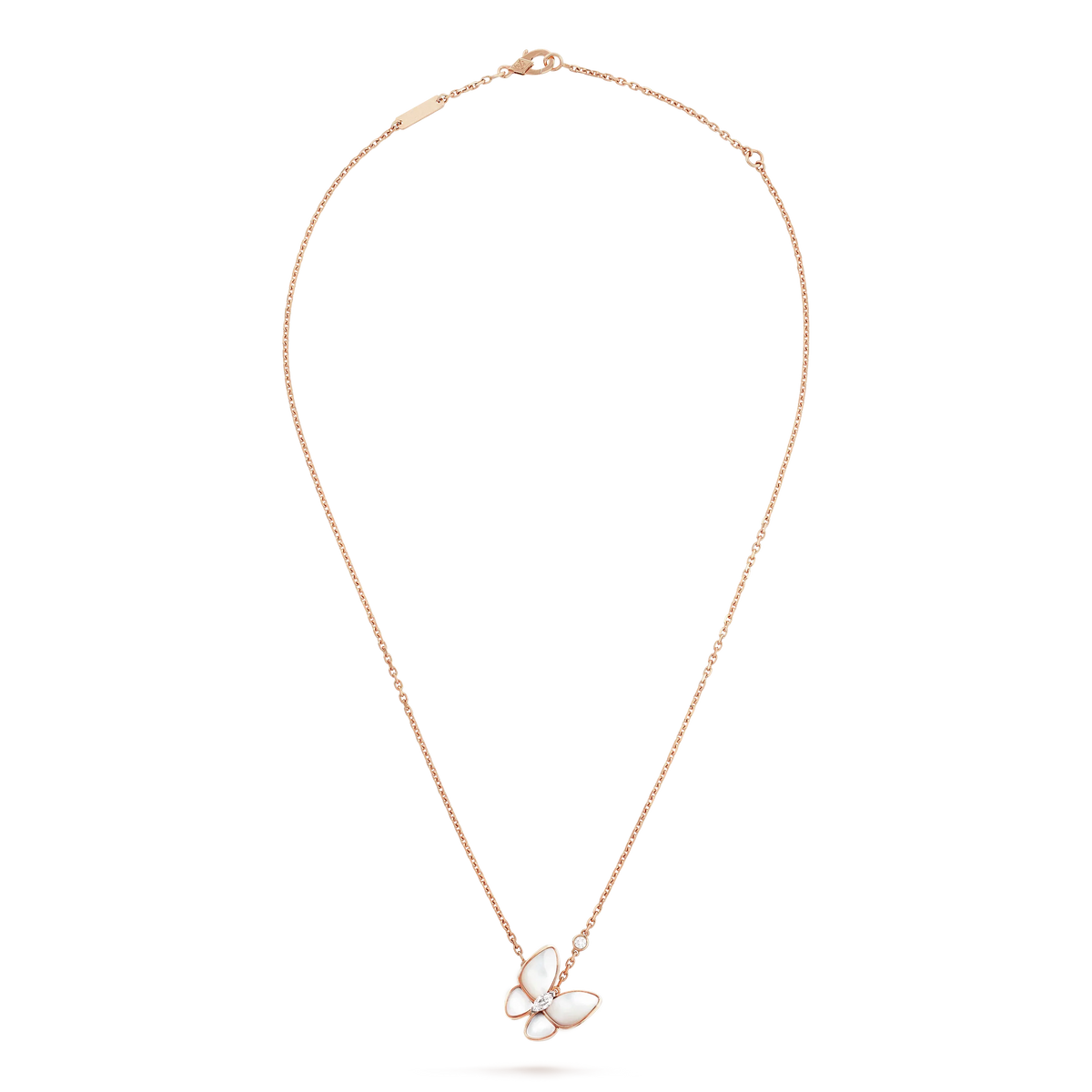 [Dawnora Jewelry]BUTTERFLY MOP DIAMOND NECKLACE