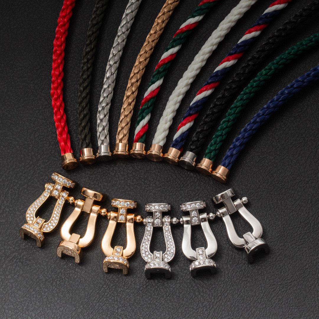 [Dawnora Jewelry]FORCE LARGE HORSESHOE NO DIAMOND BRACELET ROSE GOLD