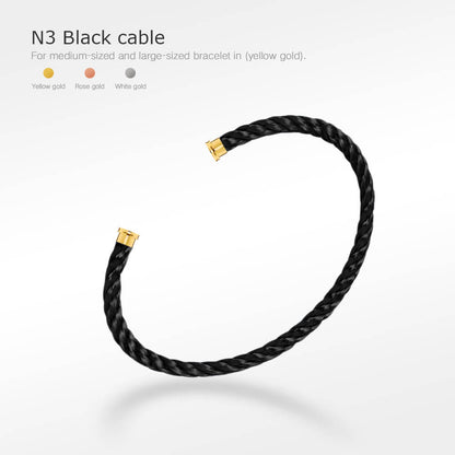 [Dawnora Jewelry]FORCE SERIES BRACELET CABLES 50 CHOICES (DIY SELECTION)