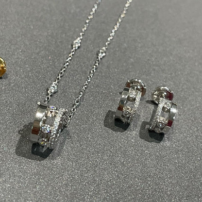[Dawnora Jewelry]CHAIN MOVE ROMANE PEDAND NECKLACE