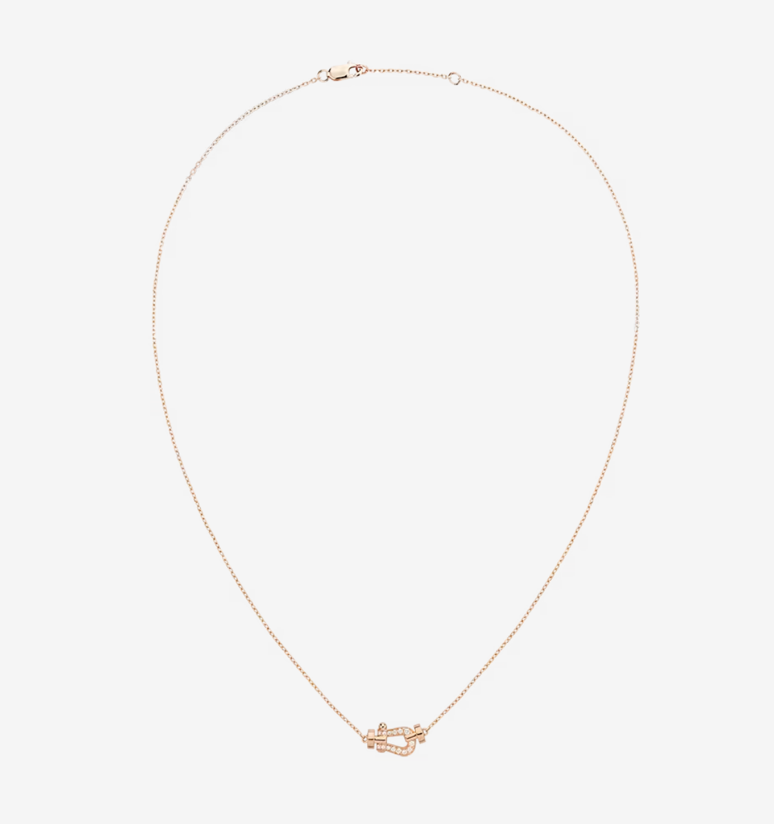 [Dawnora Jewelry]FORCE 10 DIAMOND PINK GOLD NECKLACE MINI MODEL