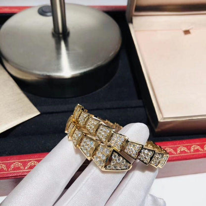 [Dawnora Jewelry]SERPENTI BRACELET 8MM GOLD DIAMOND