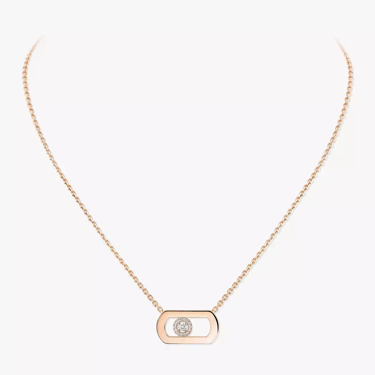 [Dawnora Jewelry]So Move Diamond Necklace in Gold