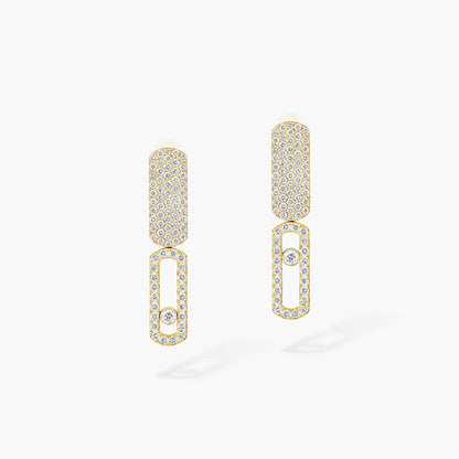 [Dawnora Jewelry]Imperial Move SM Diamond Earrings