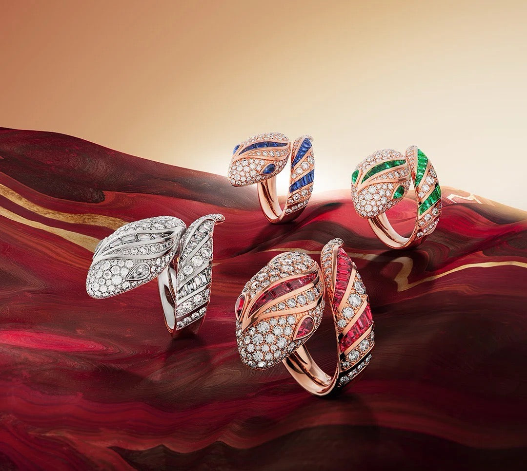 [Dawnora Jewelry]BRAND NEW LUXURY RED SNAKE RING