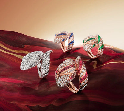 [Dawnora Jewelry]BRAND NEW LUXURY RED SNAKE RING