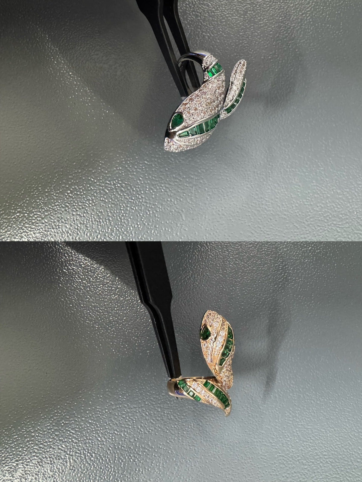 [Dawnora Jewelry]BRAND NEW LUXURY GREEN SNAKE RING